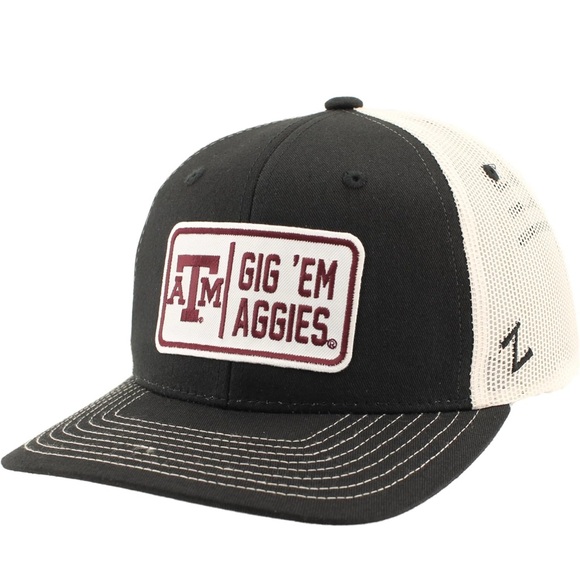 Zephyr Texas A&M Aggies Black and White Hat - Picture 1 of 5